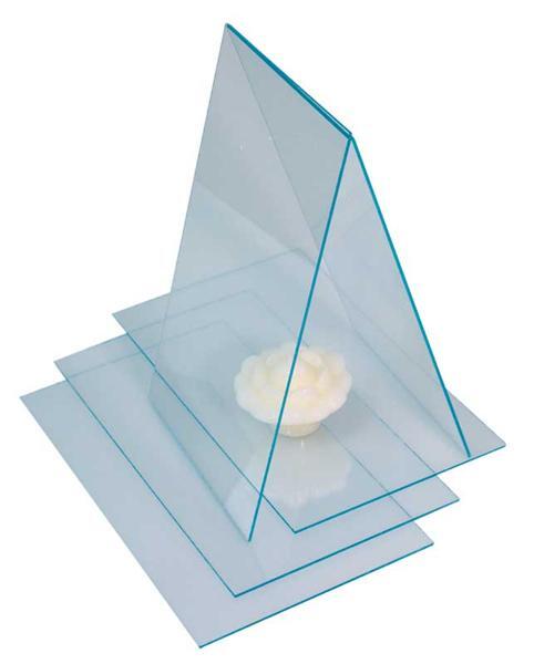 Polystyrène transparent - 2 mm, 24,5 x 29,5 cm