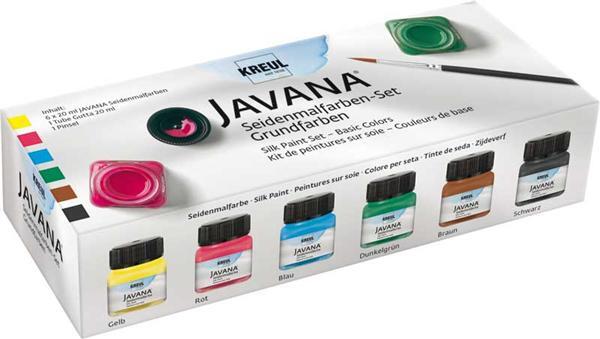 Javana - Set peinture sur soie, couleurs primaires acheter en