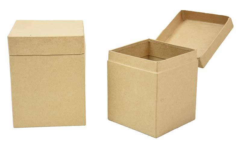 Boîtes en papier mâché - 2 pces, 10 + 9 cm acheter en ligne