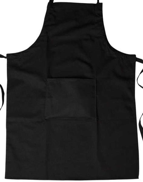 Tablier cuisinier coton noir Sabatier 90x100 cm