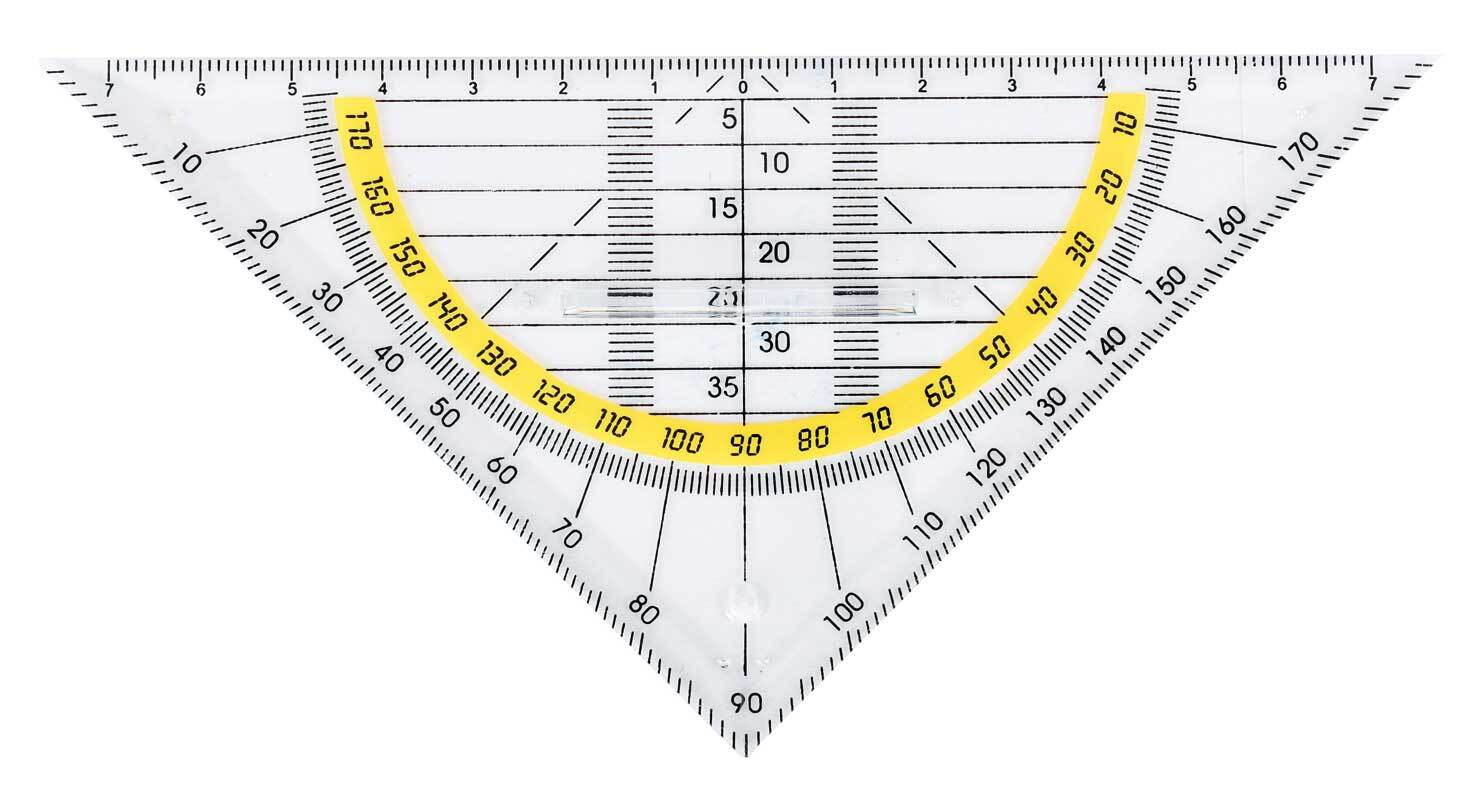 Linex equerre geometrique, 16 cm