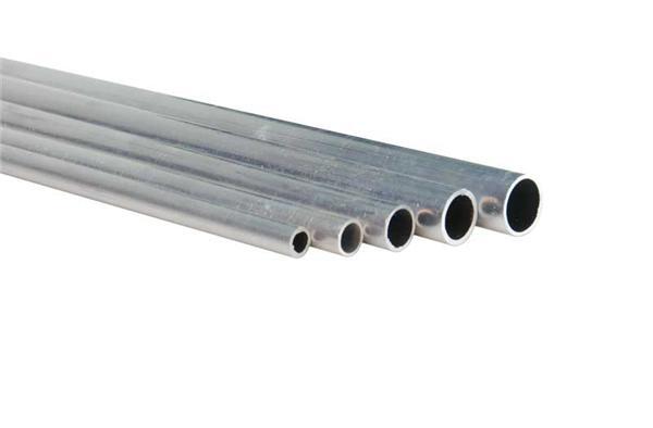 Tube en aluminium - Long. env. 50 cm, &#xD8; 20 x 1 mm