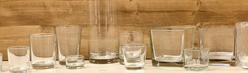 Vase verre - Assiette verre - Bouteille verre